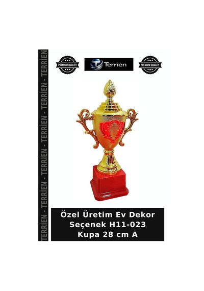 Özel Üretim Ev Dekor Seçenek H11-023 Kupa 28 Cm A