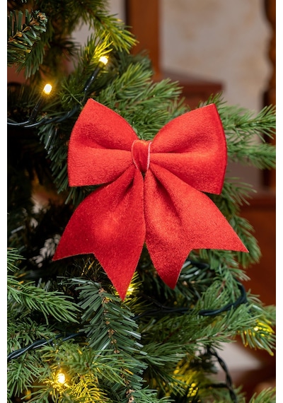 Karaca Home New Year Yılbaşı Ribbon Kırmızı Ağaç Kurdelesi 12x13 153.09.01.1779