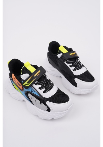 Muggo Panter Kalın Taban Cırtlı Ve Bağcıklı Unisex Çocuk Sneaker Spor Ayakkabı Mavi Muggo Panter Kalın Taban Cırtlı Ve Bağcıklı Unisex Çocuk Sneaker Spor Ayakkabı Mavi