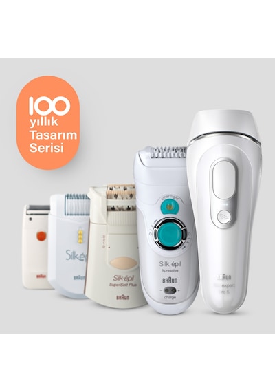 Braun Silk Expert Pro 5 PL5124 MX 100.Yıl Özel Seri IPL + Seyahat Çantası