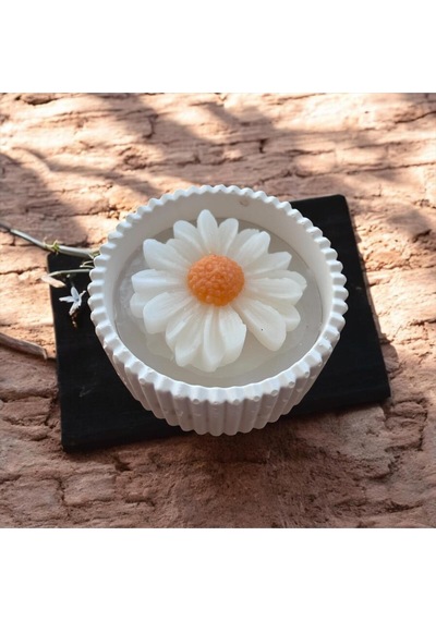 Bernami Mumluk Şamdanpinterest Papatyalı Kokulu Mum Diğer