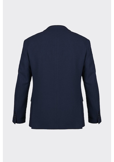 Lacivert Kapak Cepli Smart Casual Ceket Laci