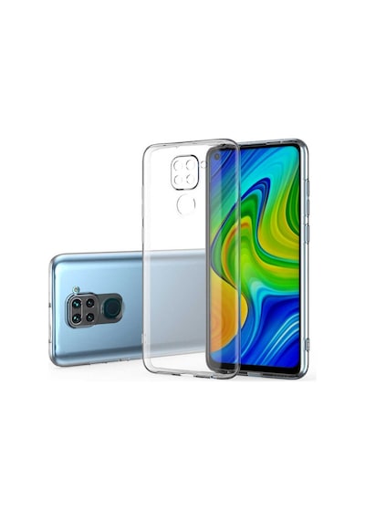 Xiaomi Redmi Note 9 Kılıf Zore Kamera Korumalı Süper Silikon Renksiz