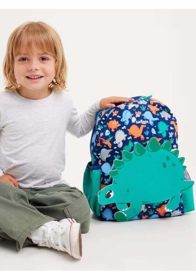 Smiggle Out &about Junior Dinozor Karakterli Kapüşonlu Sırt Çantası Çok  Renkli
