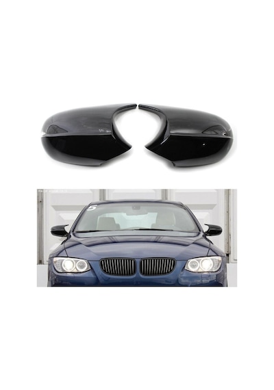 BMW E90 Batman Yarasa Ayna Kapağı Piano Black / 2004-2008