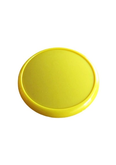5 Adet Çocuk Odası Tekli Düğme Mobilya Kulp Çap 55 Mm Sarı