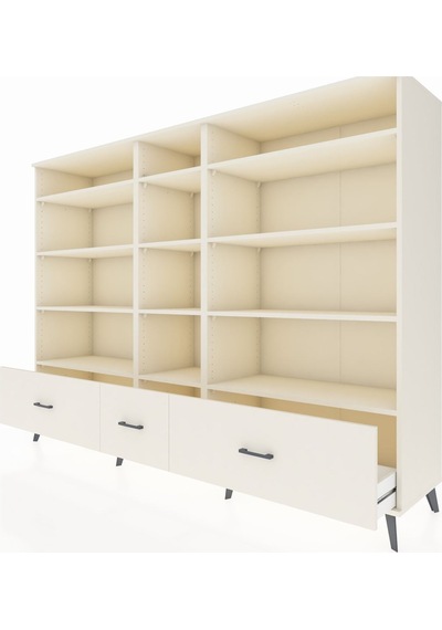 Hyperion Dolap 12 Raflı 3 Çekmeceli 220x44x163 Aytaşı-aytaşı Aytaşı-aytaşı