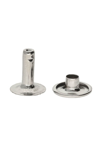 Uzun Rivet, Perçin 9mm Kafa 33,5 14mm Bacak , Nikel 1000 Adet