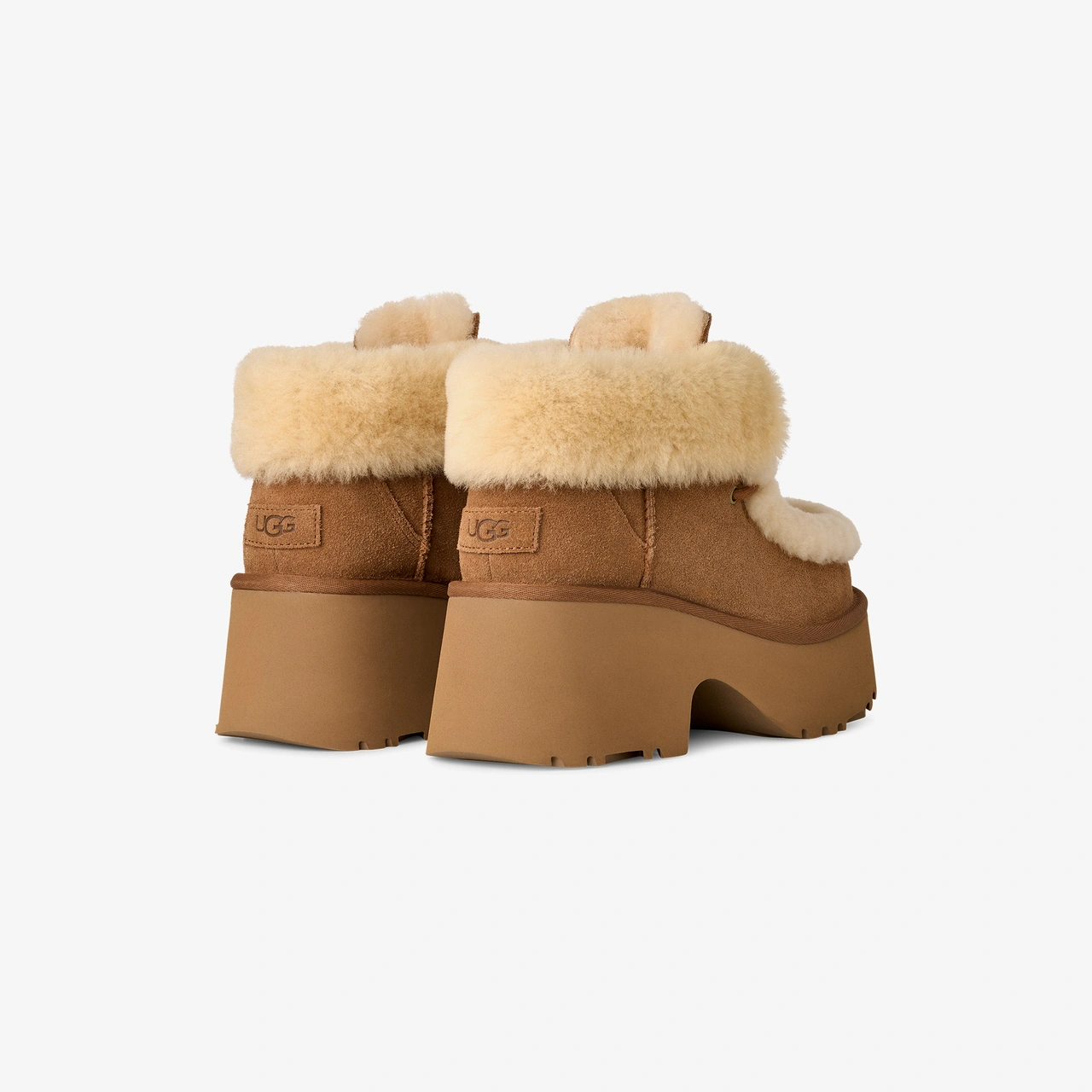 Ugg Esmee Lace Up Kadın Kahverengi Bot 026 1171532 Kahverengi