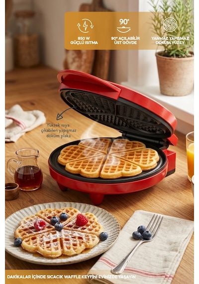 Sinbo SSM-2595 850 W Waffle Makinesi