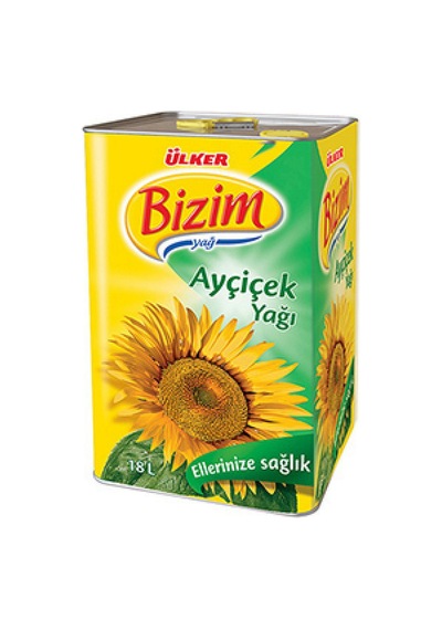 Bizim Ayçiçek Yağı Teneke 18 L