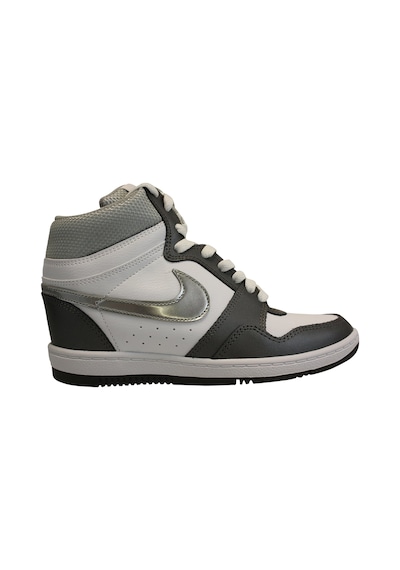 Nike Wmns Force Sky High 629746 103 Beyaz Gri Beyaz - Gri
