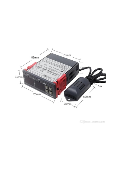 Stc-3028 Isı Ve Nem Ölçer Termostat Çift Ekran 220V N11.3811