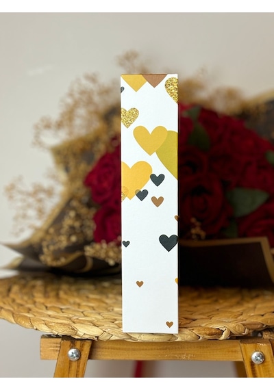 Rabsev Fotoğraf Albümü 10x15cm 200 Fotoğraf Kapasiteli Renkli Love You Desenli Anı Albümü