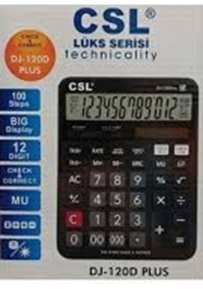 Caslo Hesap Makinesi 12 Tuş DJ-120D