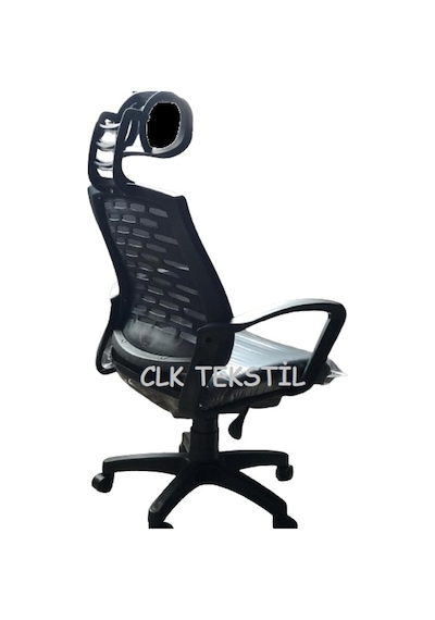 Clk-06 Clk Başlıklı Fileli Ofis Bilgisayar Makam Müdür Koltuğu Sandalesi (486220805)
