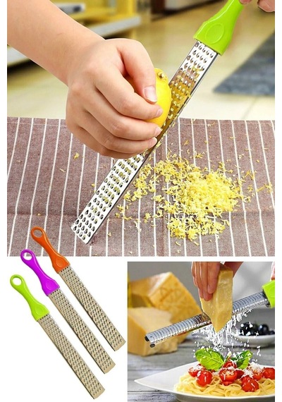 Rende Renkli Saplı Limon Sarımsak Peynir Sarmısak Rendesi Çelik Diğer