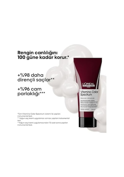 Professionnel Paris Serie Expert Vitamino Boyalı Saçlar İçin Parlaklık Kazandıran Saç Kremi 200ml