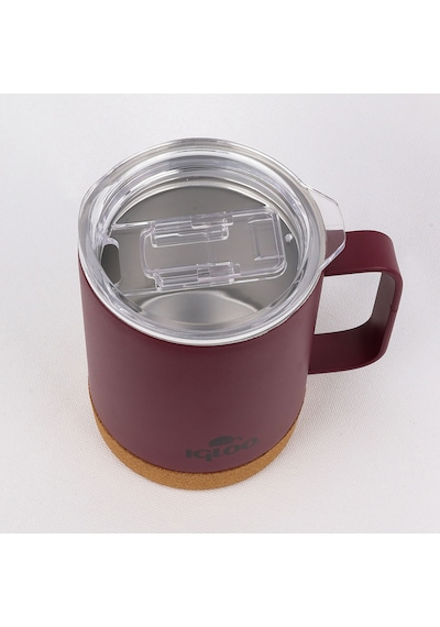 Igloo Cork Mug 350ml-bordo Bordo