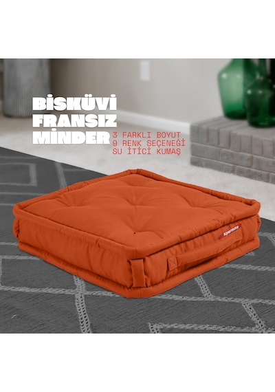 Xpermate Bisküvi Minder Petek Önü Fransız 55x55x14 Kremit