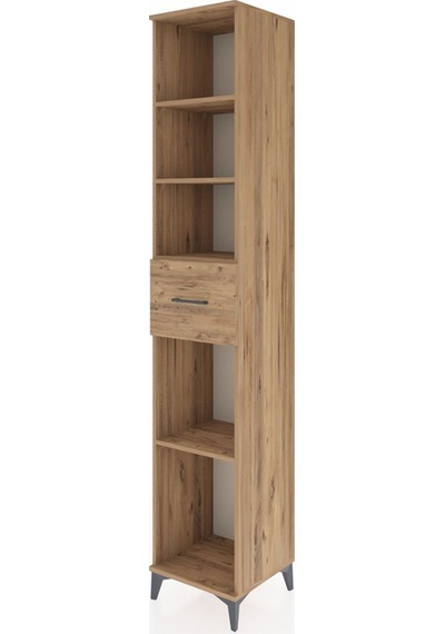 Hyperion Dolap 4 Raflı Tek Çekmeceli 44x44x243 Çam-çam Çam Hyperion Dolap 4 Raflı Tek Çekmeceli 44x44x243 Çam-çam Çam
