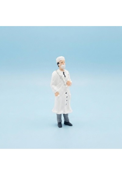 Erkek Doktor Teraryum Figürü 8.5cm Çok Renkli