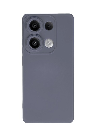 Newface - 528 - Xiaomi Redmi Note 13 Pro 4g Kılıf Nano İçi Kadife Silikon - Csmo-tex - - Gri