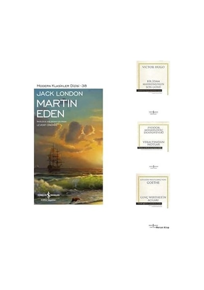 Martin Eden + Bir İdam Mahkumunun Son Gunu + Yeraltindan Notlar + Genc Werther İn Acilari 4 Set