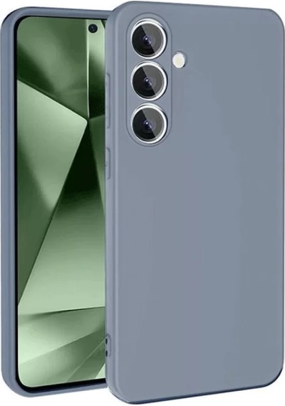 Newface Samsung Galaxy S24 Fe Kılıf Nano İçi Kadife Silikon - Gri