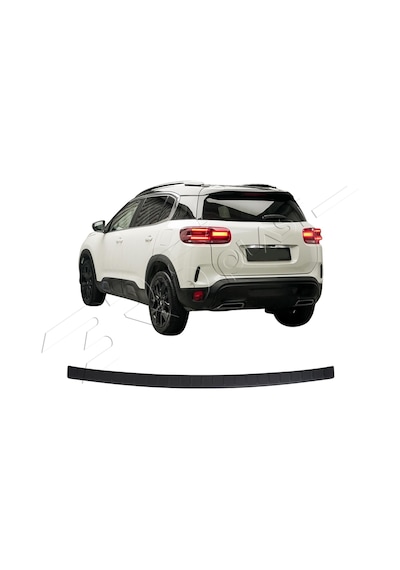 Citroen C5 Aircross Uyumlu 2019 Ve Üzeri Abs Arka Tampon Üstü Koruma