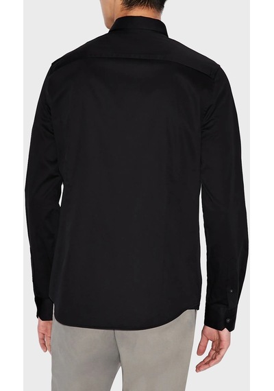 Armani Exchange Erkek Gömlek 8NZCBD ZN10Z 1200 SİYAH Siyah