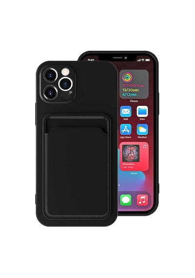 More Tr Apple Uyumlu iPhone 12 Pro Uyumlu Mtr Ofix Kılıf-siyah