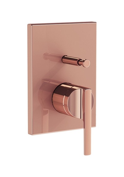 VitrA Suit A4283829 Ankastre Banyo Bataryası Soft Bakır