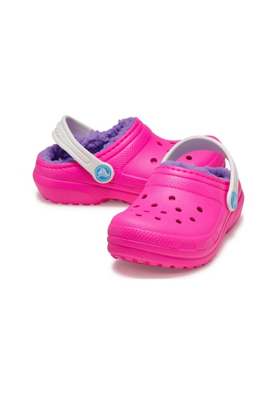 Crocs 207010 Classic Lined Clog K Pembe Çocuk Terlik Pembe