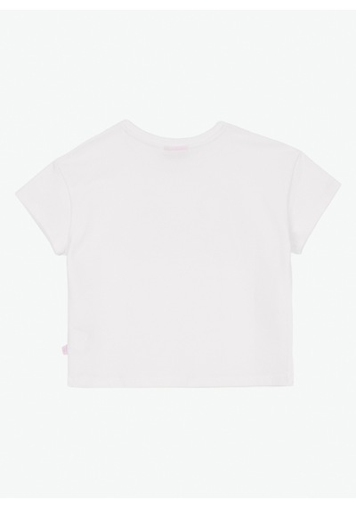 Barbie Beyaz - Lila Pamuk Karışımlı T-shirt Brb6sg-tst6020