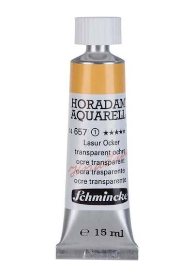 Schmincke : Horadam Aquarell Artist Sulu Boya : 15 Ml Tüp : Seri 1 657 Transparent Ochre
