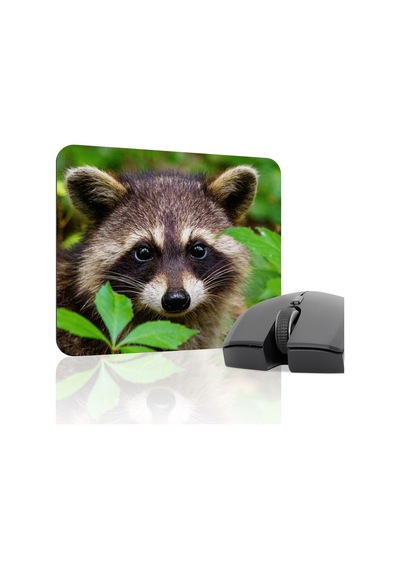 Rakun Kaymaz Dikişli Kauçuk Oyuncu Mousepad V3 - 22x18 Gaming Mouse Pad Fare Altlığı