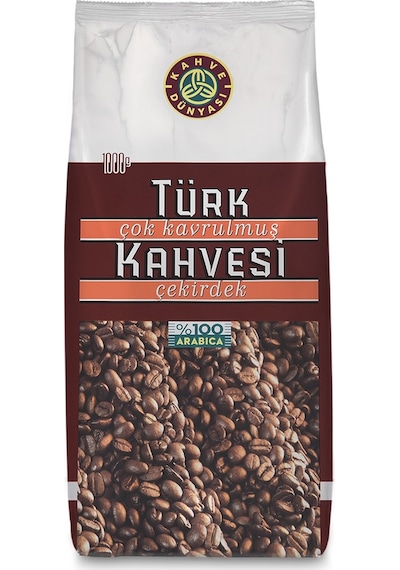 Kahve Dünyası Çok Kavrulmuş Türk Kahvesi Çekirdek 1 KG