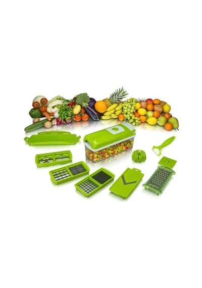 Genius Nicer Dicer Plus Tam Set 14 Parça Nicer Dicer Pro