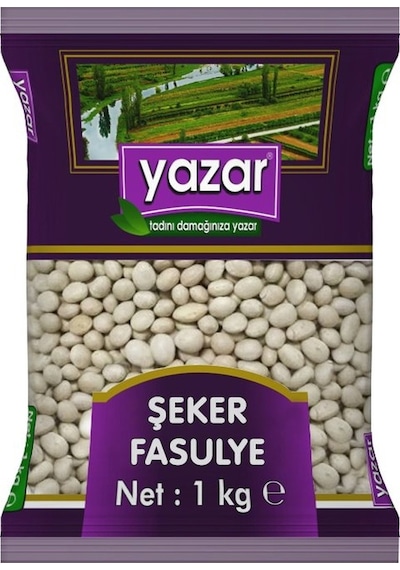 Yazar Şeker Fasulye 12 x 1 KG