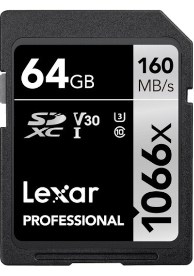 Lexar Professional 1066X LSD1066064G-BNNNG 64 GB SDXC UHS-I V30 U3 Hafıza Kartı