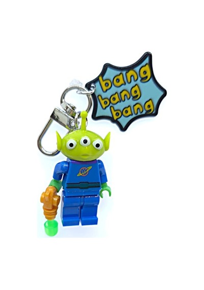Toy Story Alien Figür Charmlı Anahtarlık - Uzay Temalı Sevimli Ko