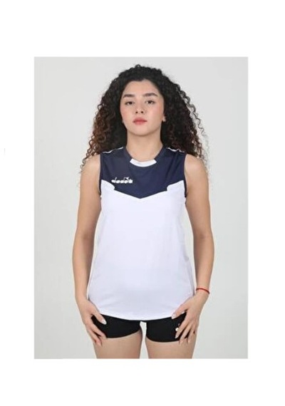 Diadora Elens Kadın Voleybol Tişört Kolsuz Beyaz