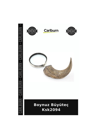 Özel Üretim Dekoratif Aksesuar Koleksiyon Hediye Retro Klasik Boynuz Büyüteç Ksk2094
