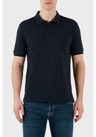 Calvin Klein Erkek Polo Yaka T Shirt K10k114484 Cef Lacivert Lacivert