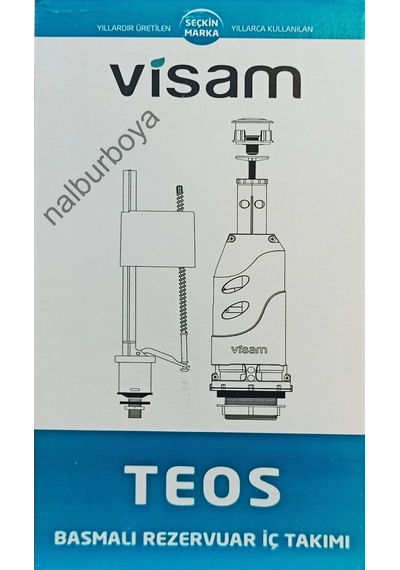 Visam Teos Basmalı Klozet İç Takımı 1.kalite-sessiz Çalışır-depos