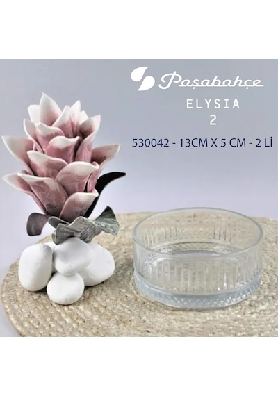 Paşabahçe Elysia Çerezlik Kase 510cc 2 Adet Paşabahçe Elysia Çer