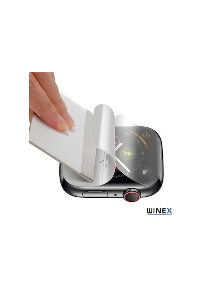 AppleWatch Series 5 40mm Ön Darbe Emici Ekran Koruyucu Nano Cam (4 Adet)