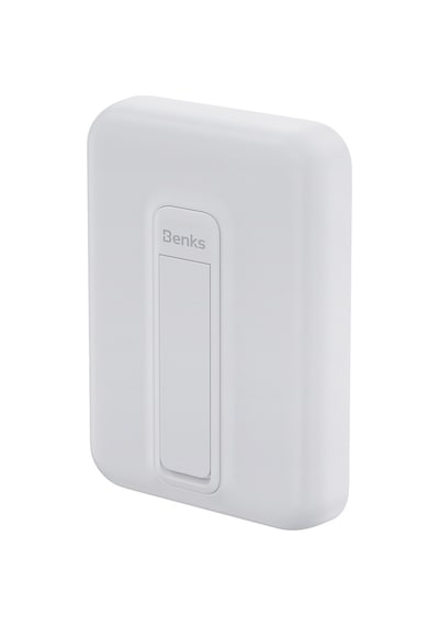 Magsafe Powerbank Benks Mp09 Magnetik Standlı İnce Tasarımlı Powerbank 6000mah 5w Beyaz