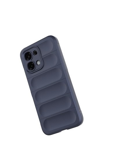 Oppo A6 Pro Kılıf Kamera Korumalı Leke Tutmaz Tasarımlı Darbe Emici Tpu Yumuşak Pürüzsüz Silikon Kapak Lacivert